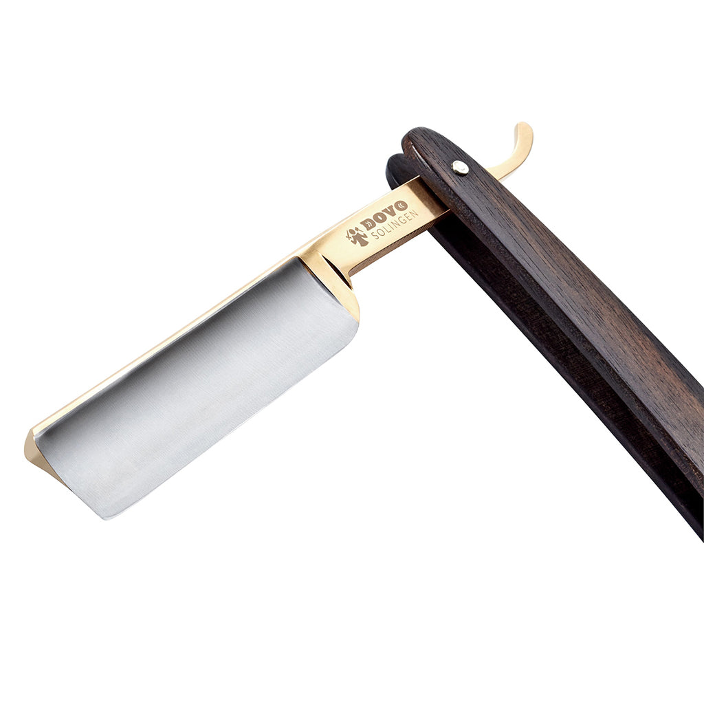 Dovo Apex Straight Razor 5/8&quot; Ebony Handle Square Point.