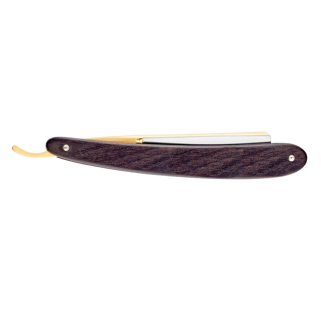 Dovo Apex Straight Razor 5/8&quot; Ebony Handle Square Point.