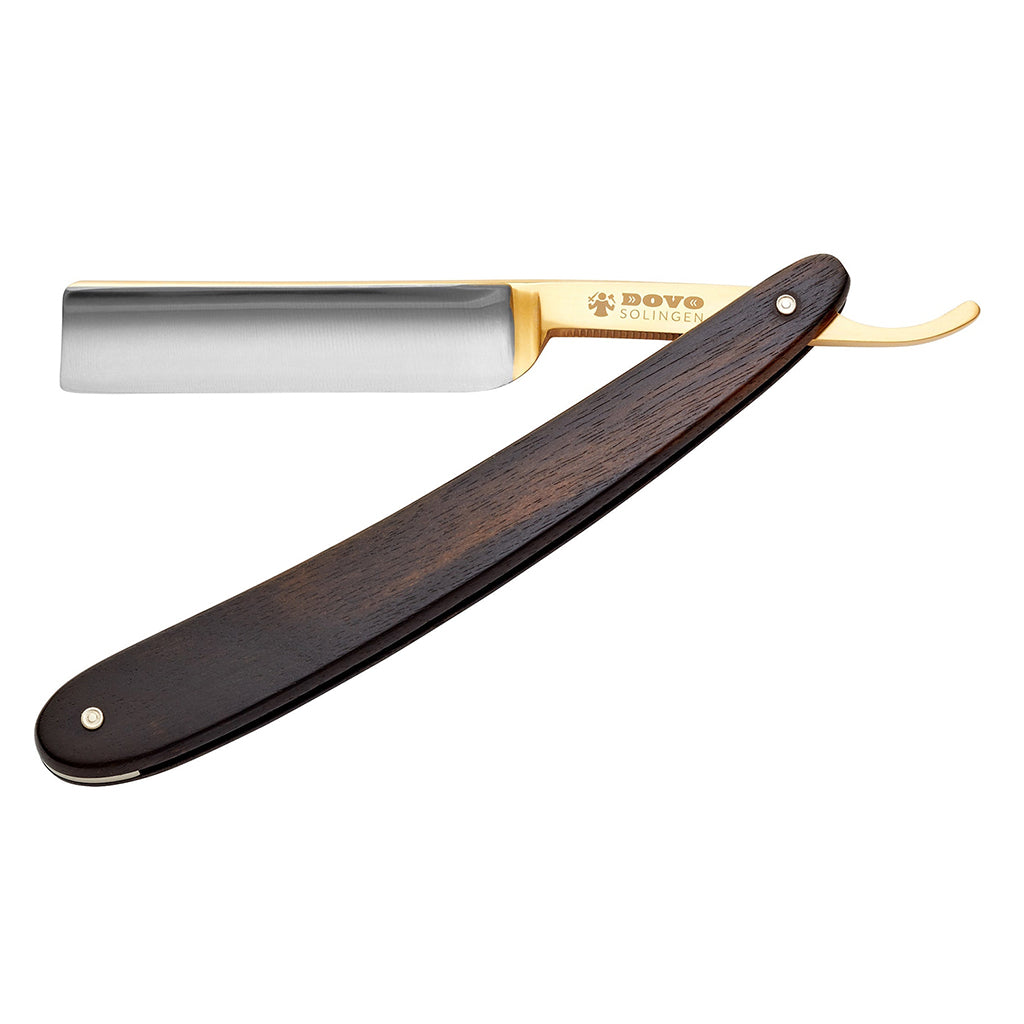 Dovo Apex Straight Razor 5/8&quot; Ebony Handle Square Point.