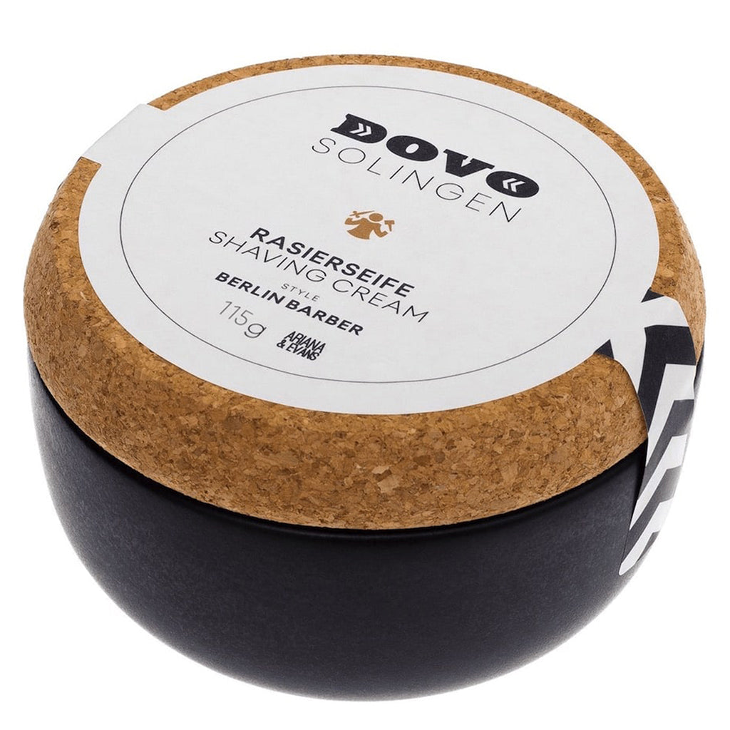 Dovo Berlin Barber Shaving Soap With Stoneware Ceramic Bowl 4 oz.