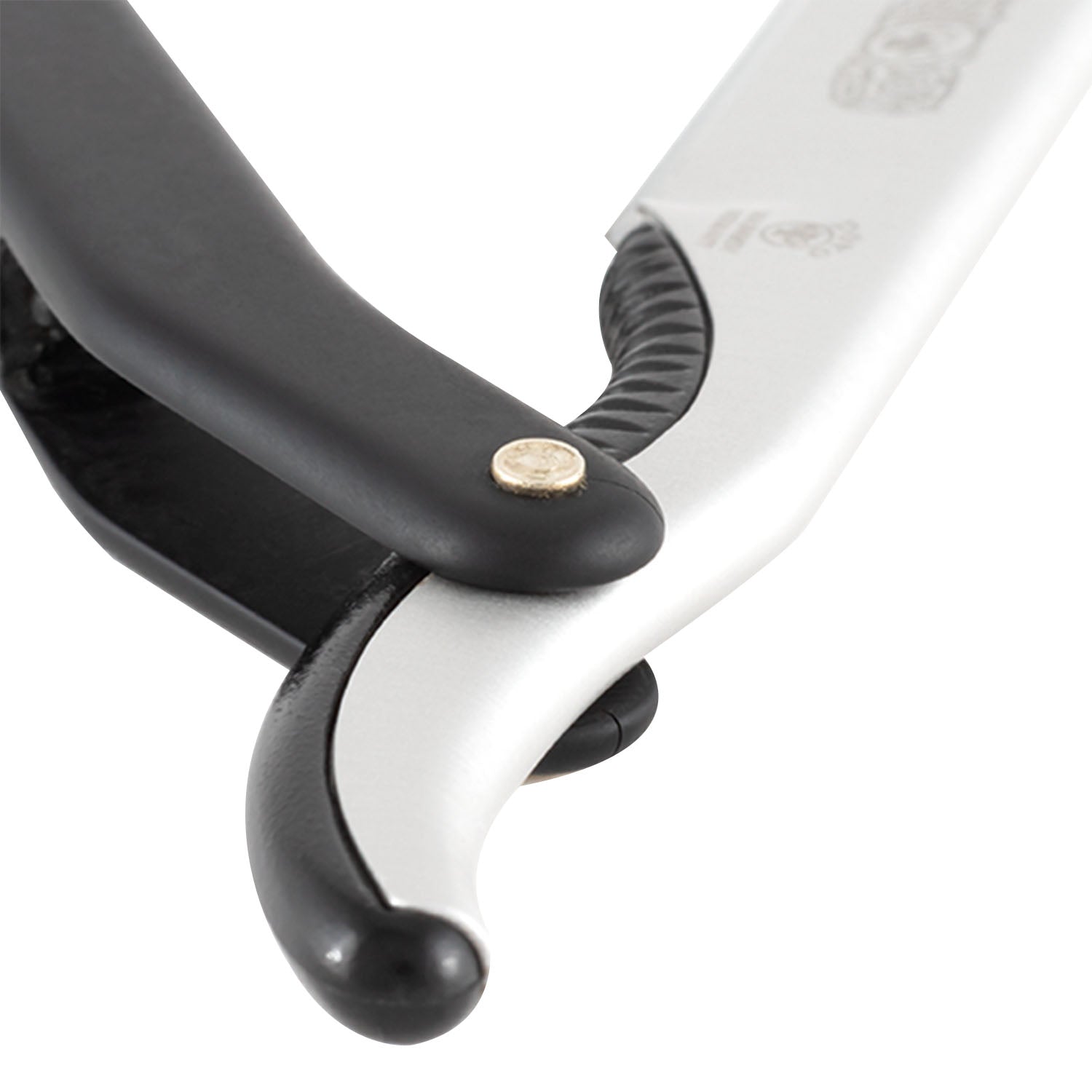 DOVO Shavette With Black Resin Handle.