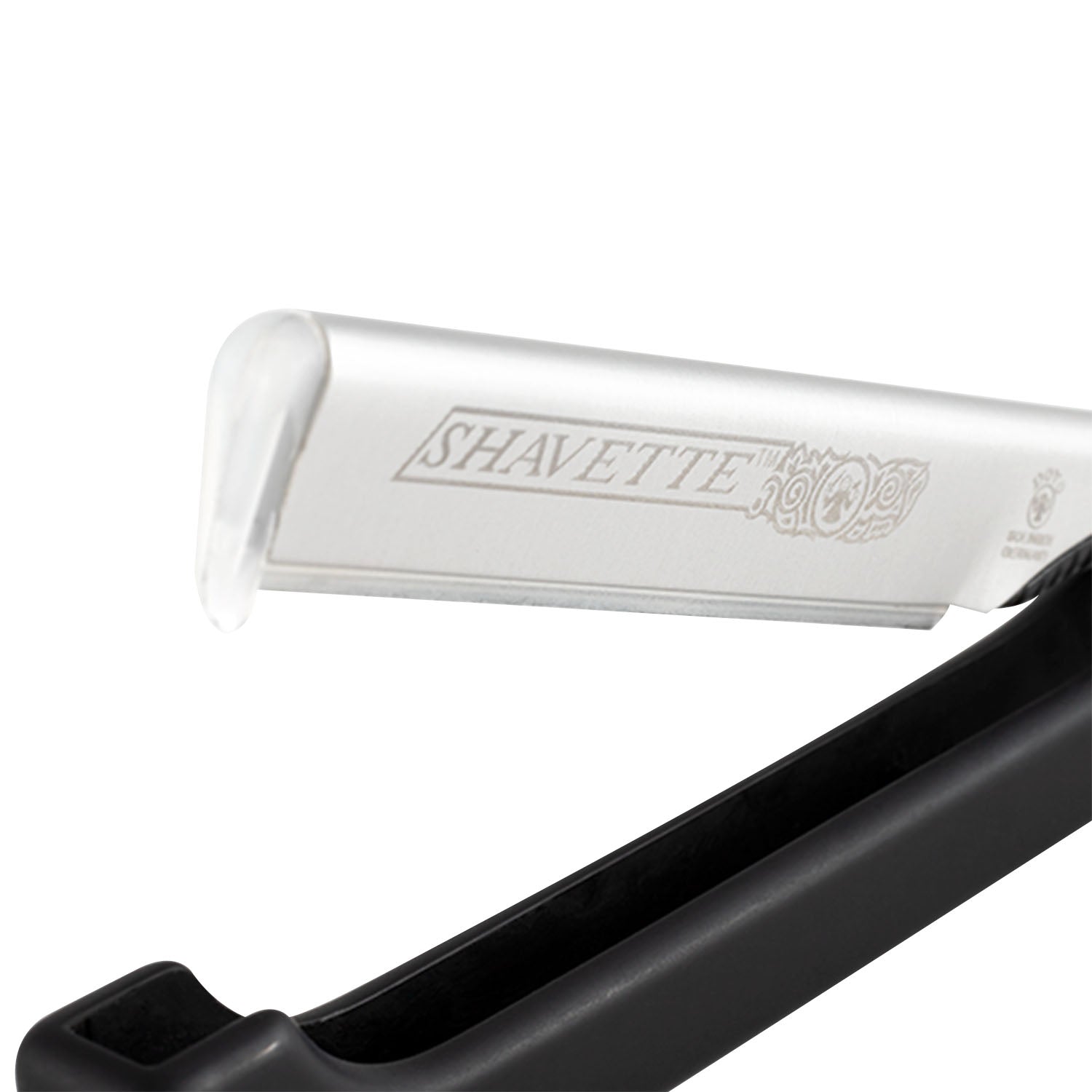 DOVO Shavette With Black Resin Handle.