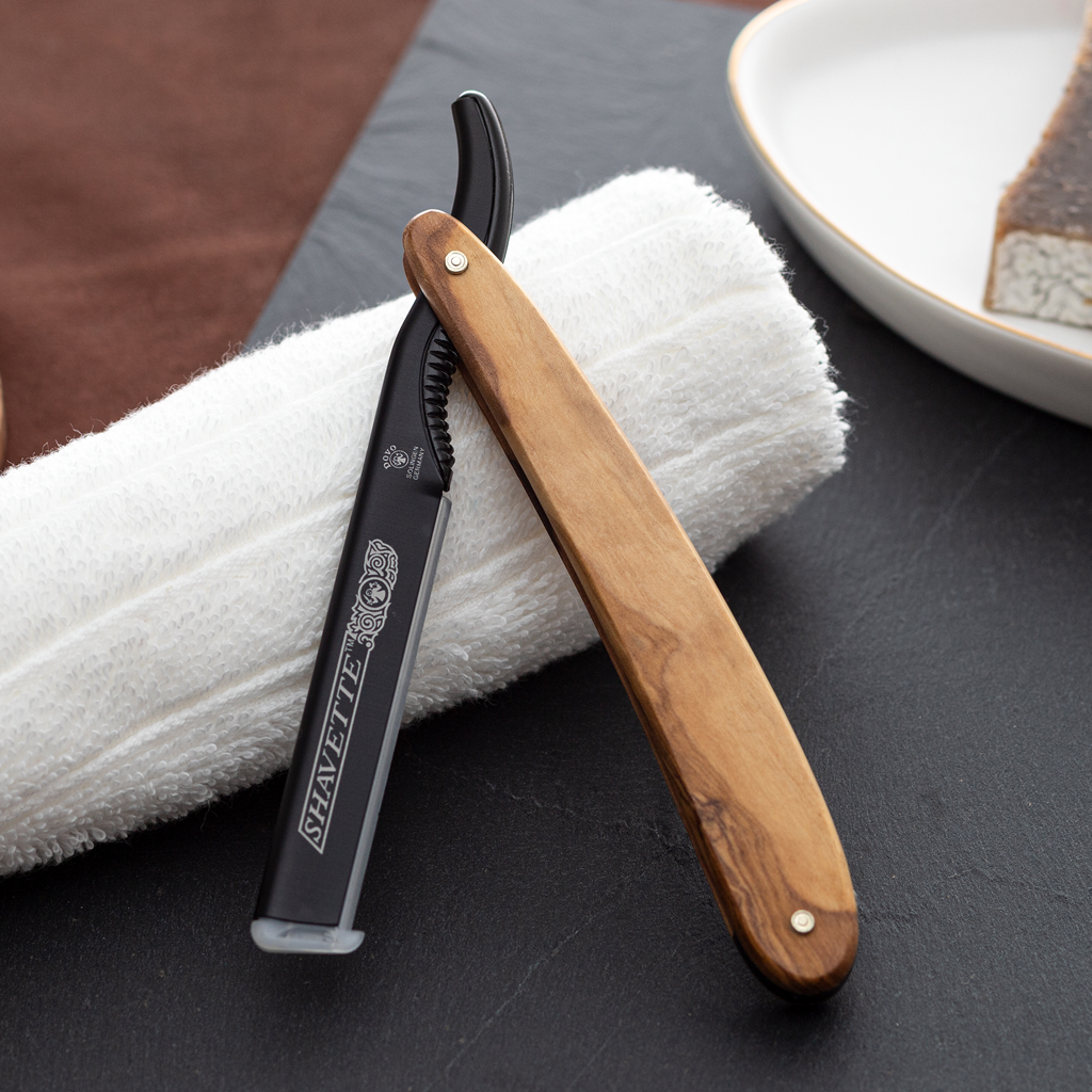 Dovo Shavette With Olivewood Handle