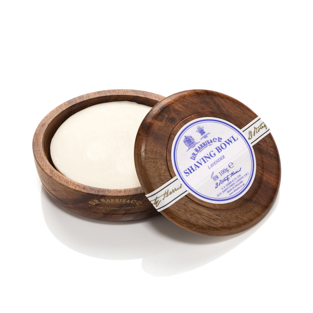 D.R. Harris &amp; Co Lavender Mahogany Shaving Bowl 100g