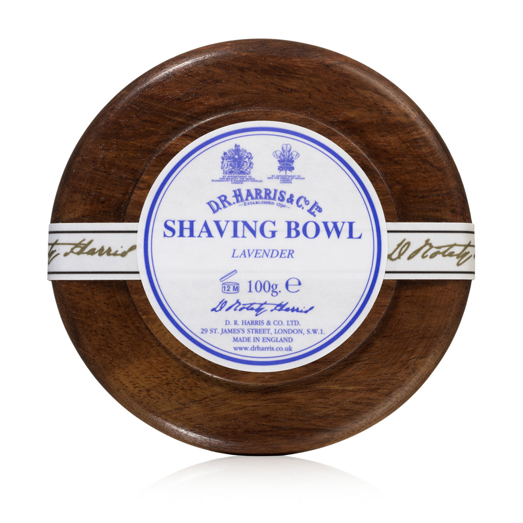 D.R. Harris &amp; Co Lavender Mahogany Shaving Bowl 100g