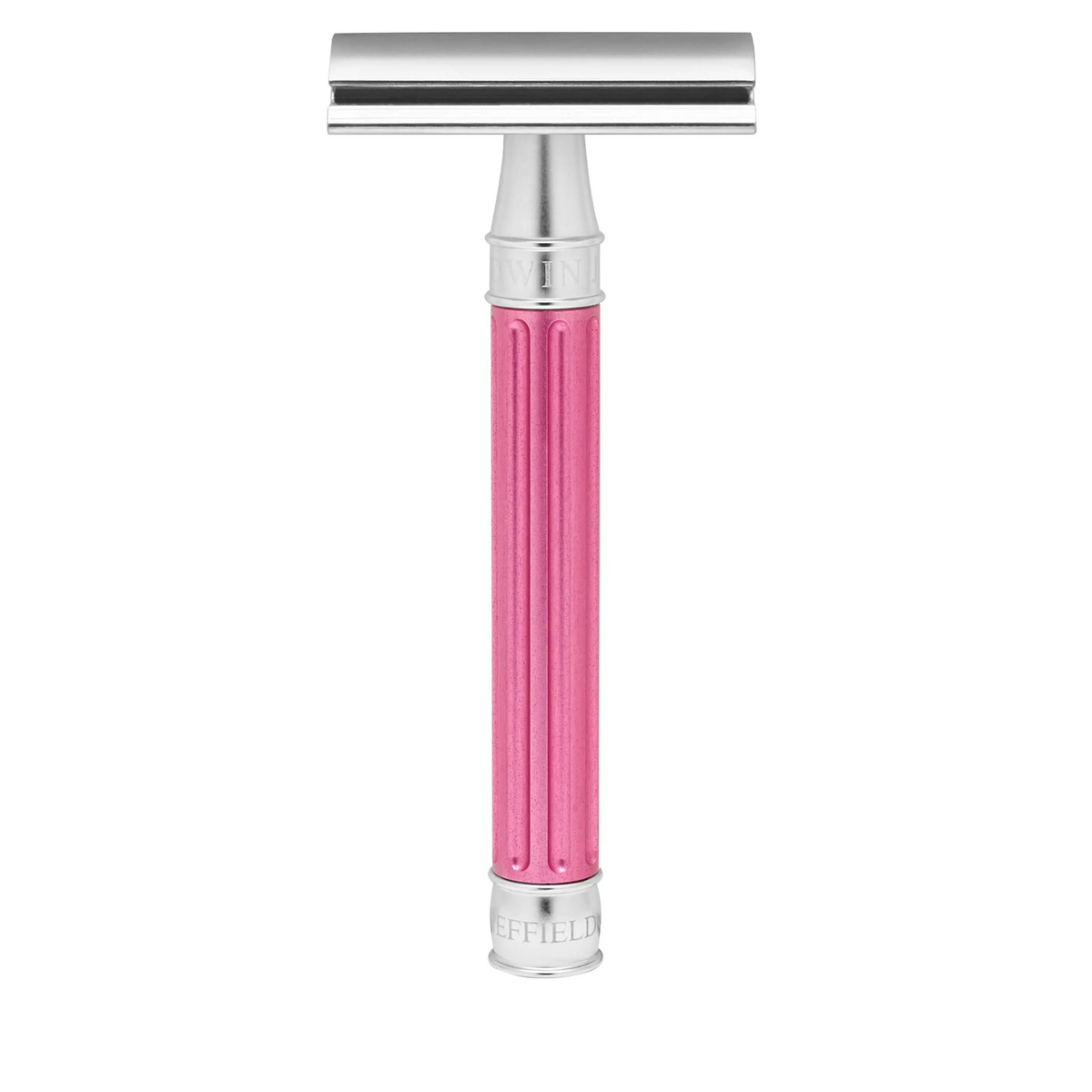 Pink Metal Razor Edwin Jagger 3ONE6 Stainless Steel Grooved Safety Razor (Pink) – I Wet ...