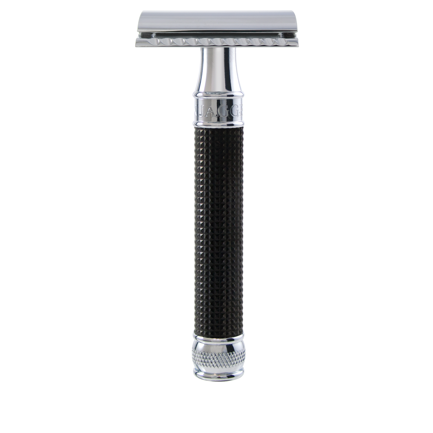 Edwin Jagger DE89 Black Chrome 3D Diamond Double Edge Safety Razor