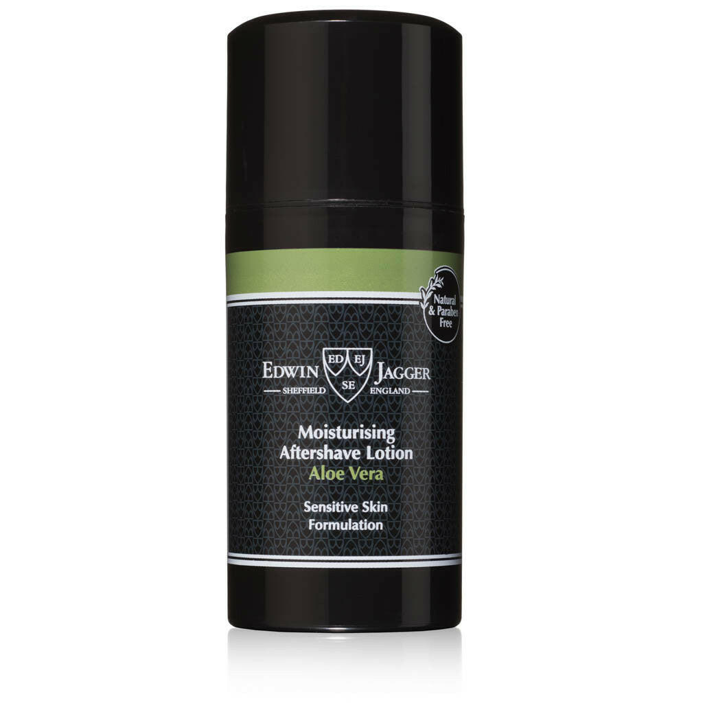 Edwin Jagger Aloe Vera Aftershave Lotion 3.4 Fluid Ounces