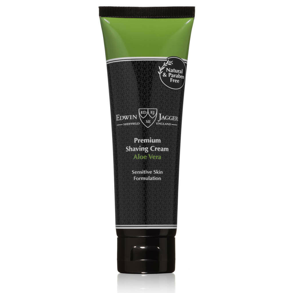 Edwin Jagger Aloe Vera Shaving Cream Tube 2.5 Fluid Ounces