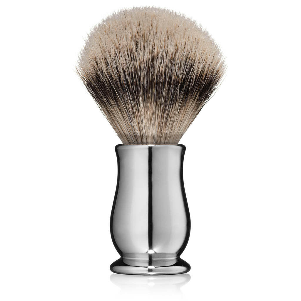 Edwin Jagger Chatsworth Chrome Silvertip Badger Shaving Brush