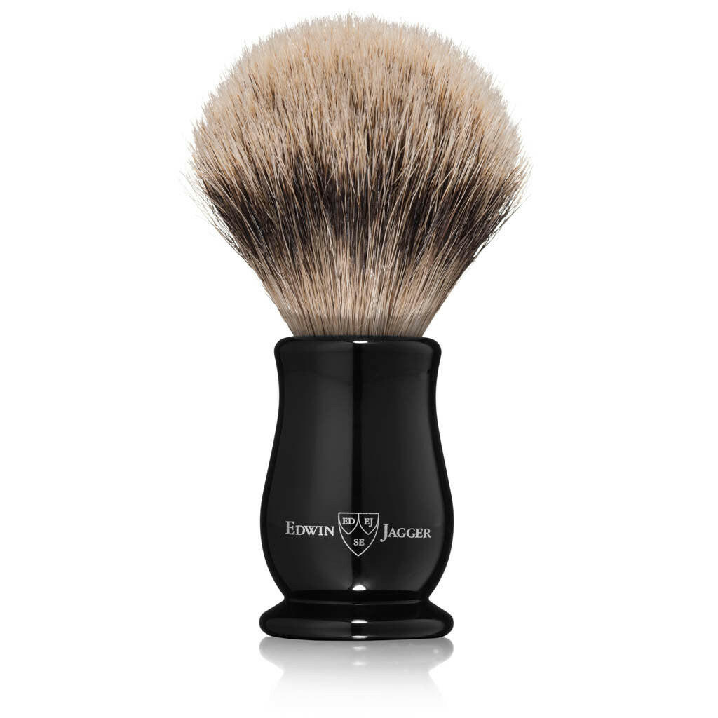 Edwin Jagger Chatsworth Imitation Ebony Super Badger Shaving Brush