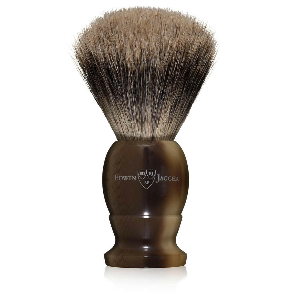 Edwin Jagger Medium Imitation Light Horn Best Badger Shaving Brush