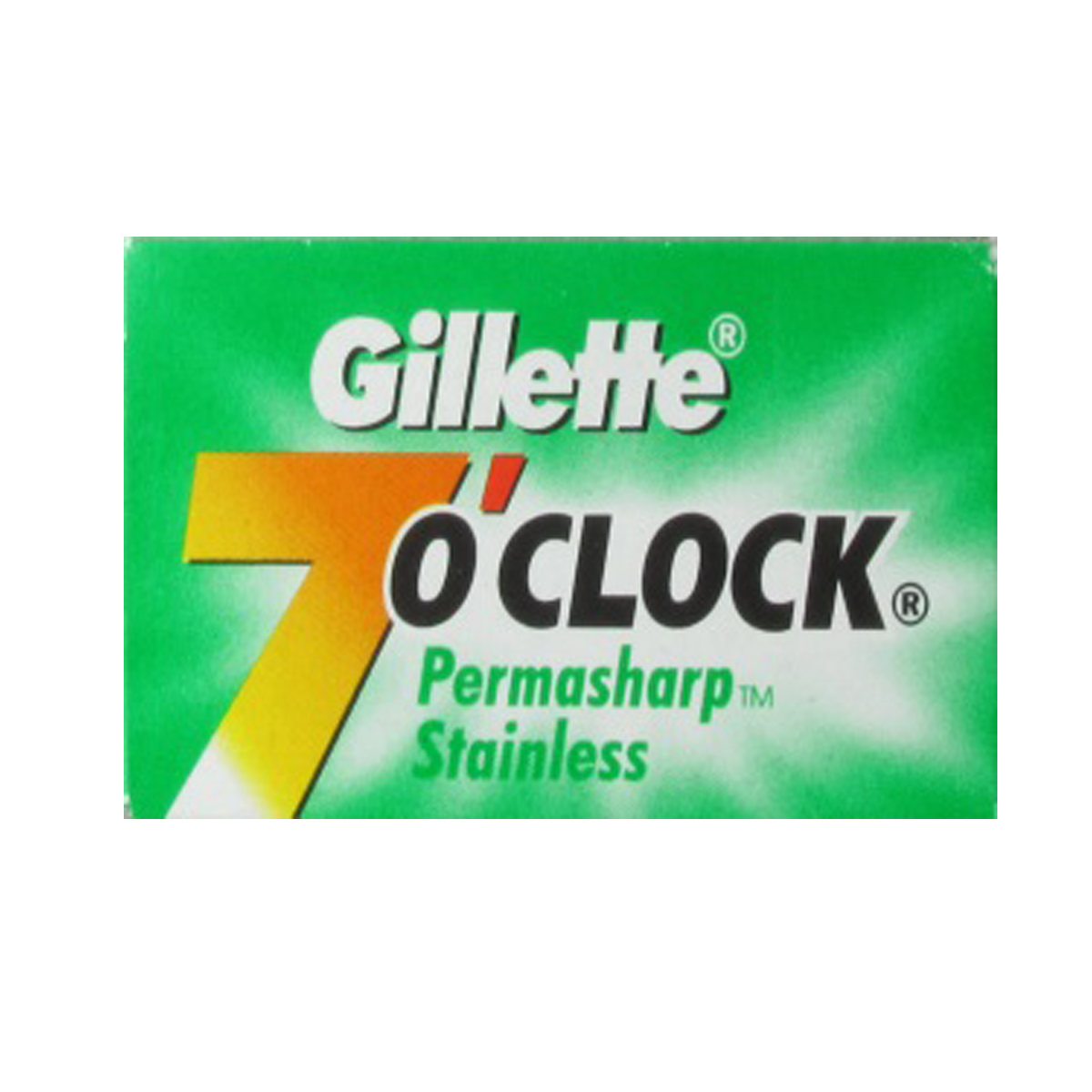 Gillette 7 O&#39;Clock Permasharp Double Edge Safety Razor Blade 10 Pack