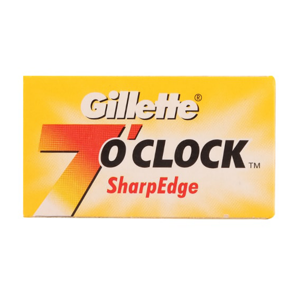 Gillette 7 O'Clock Yellow SharpEdge Safety Razor Blades (5 Pack) – I ...