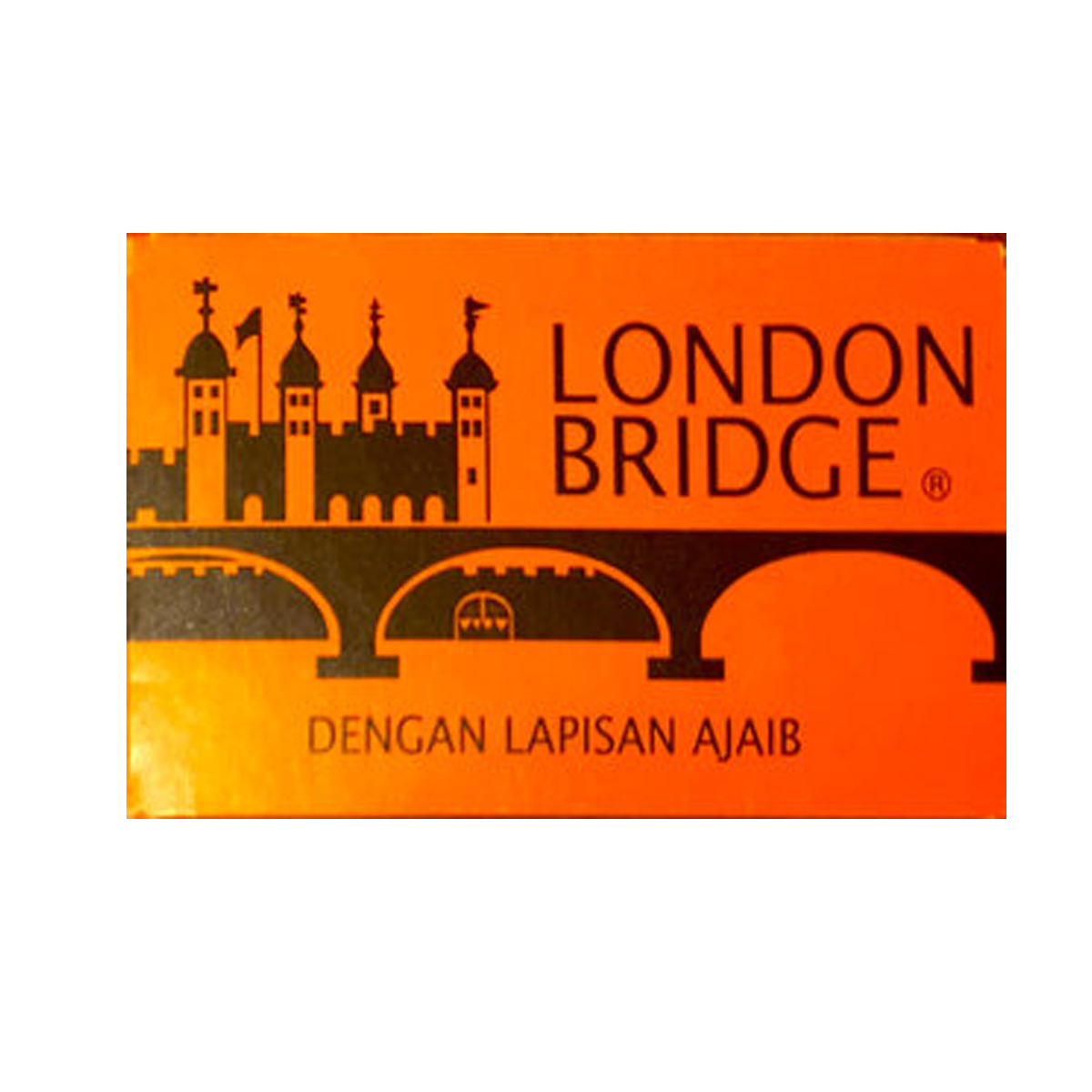 Gillette London Bridge Stainless Steel Double Edge Safety Razor 5 Pack