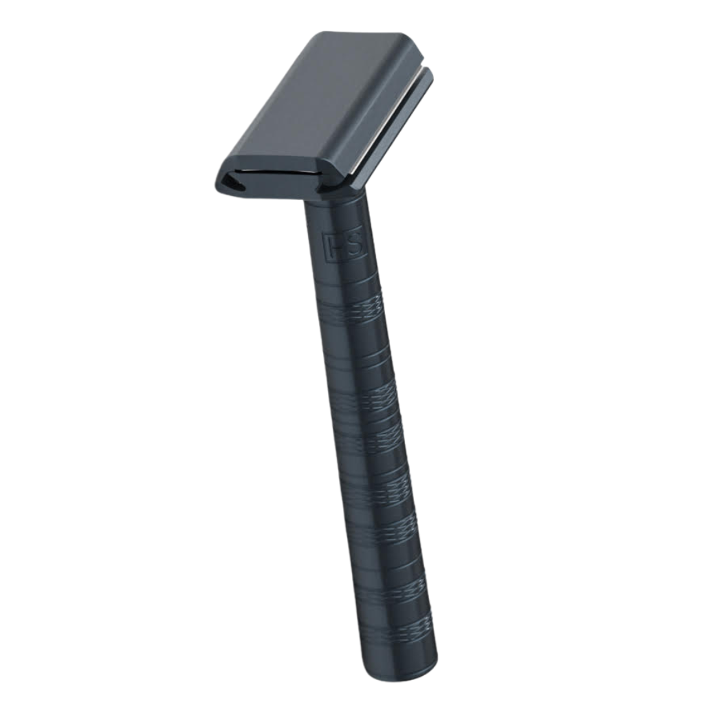 Henson Shaving AL13 Aggressive Gray Safety Razor.