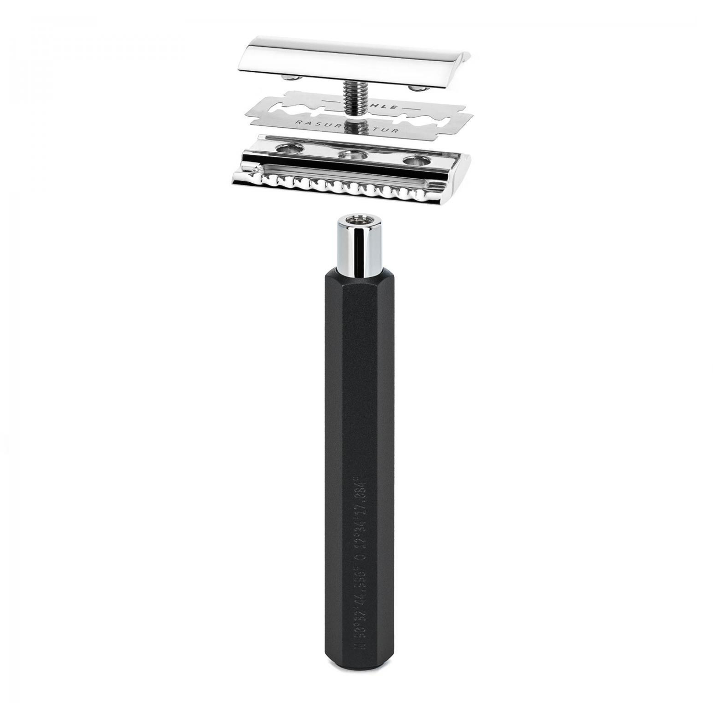 Hexagon Graphite RHXGGRAPHITESR Double Edge Safety Razor