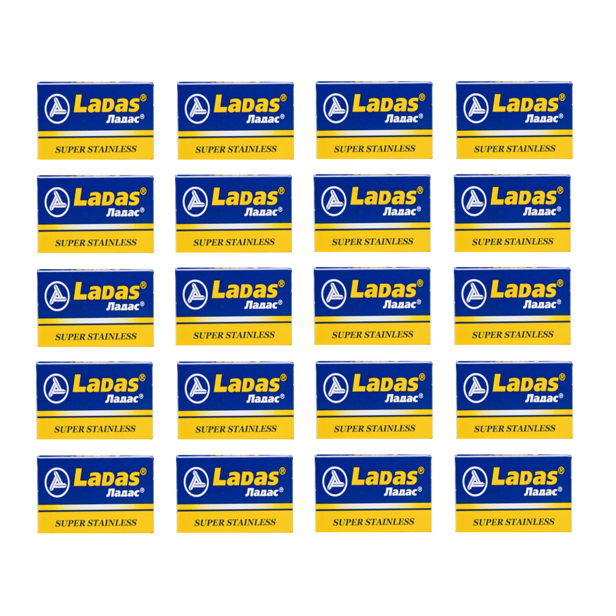Ladas Super Stainless Double Edge Razor Blades (100 Pack).