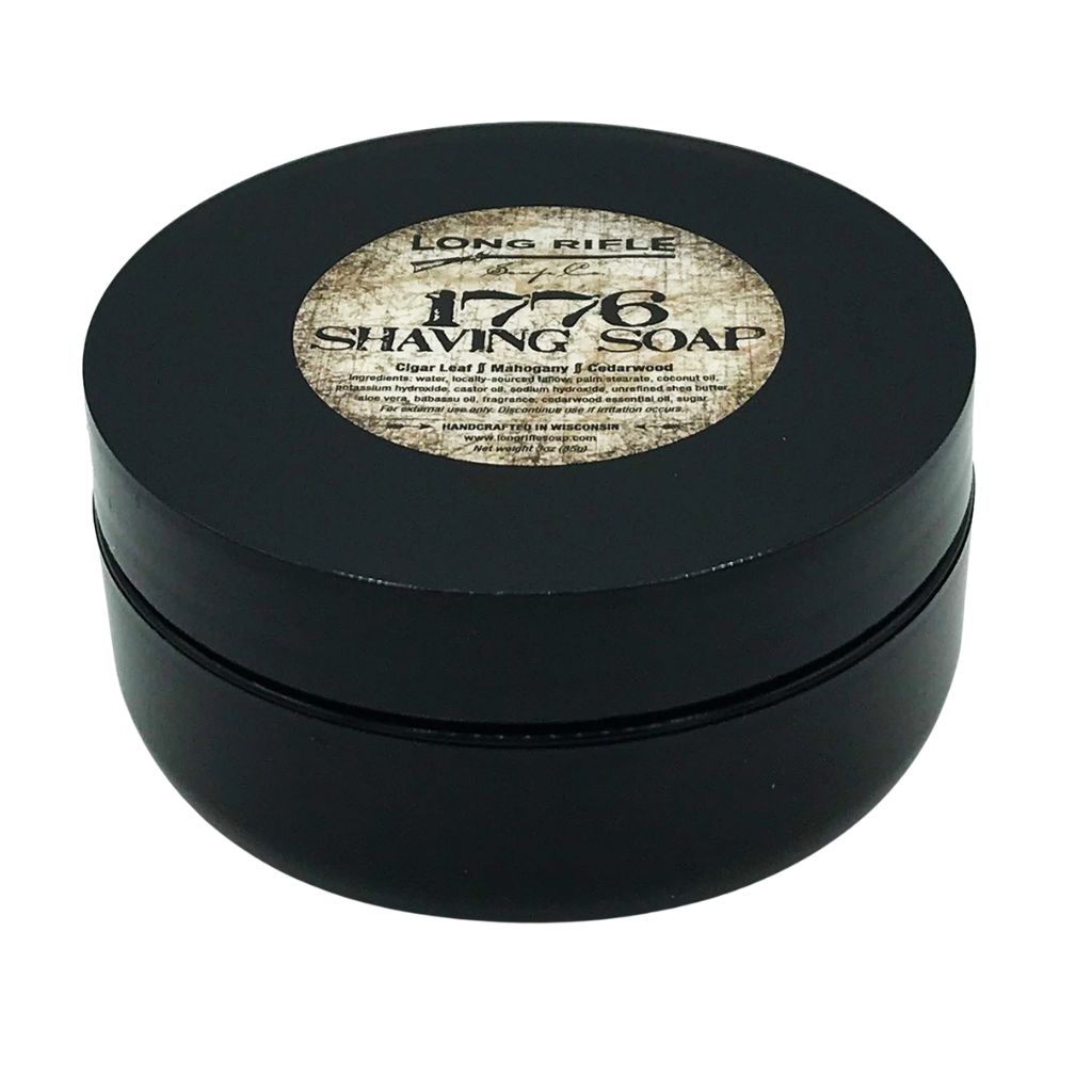 Long Rifle Tallow 1776 Shaving Soap 3 oz.