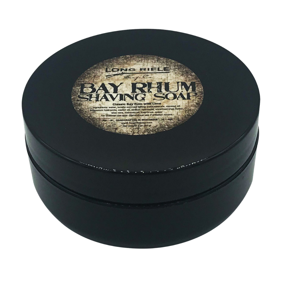 Long Rifle Tallow Bay Rhum Shaving Soap 3 oz.