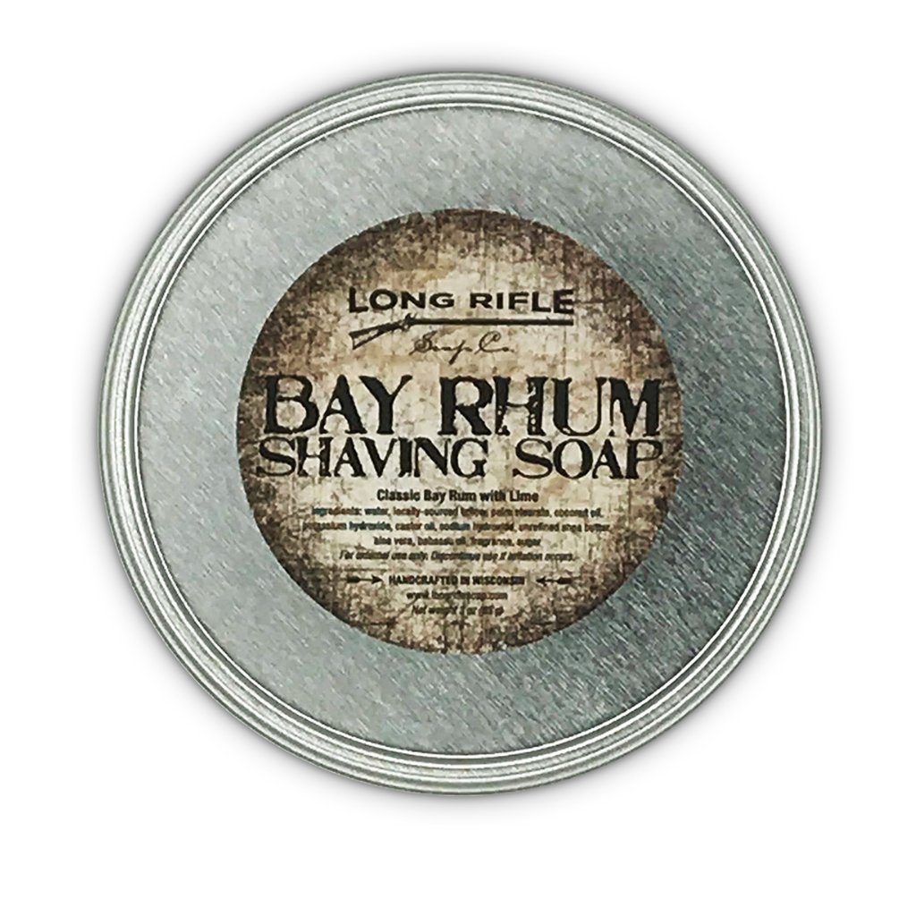 Long Rifle Tallow Bay Rhum Shaving Soap 3 oz.