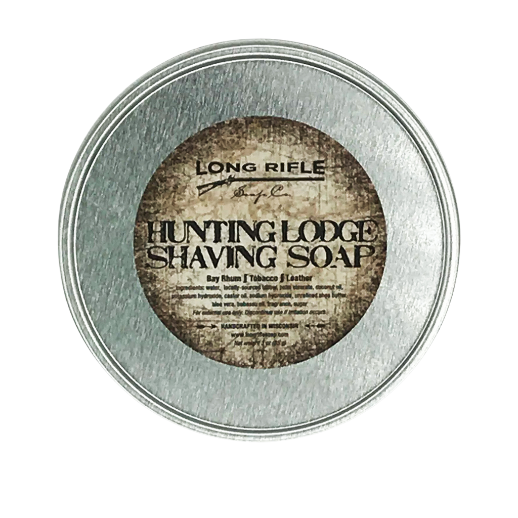 Long Rifle Tallow Hunting Lodge Shaving Soap 3 oz.