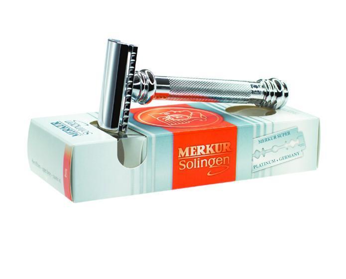 Merkur 39C &quot;Sledgehammer&quot; Slant Bar Chrome Barber Pole Double Edge Safety Razor