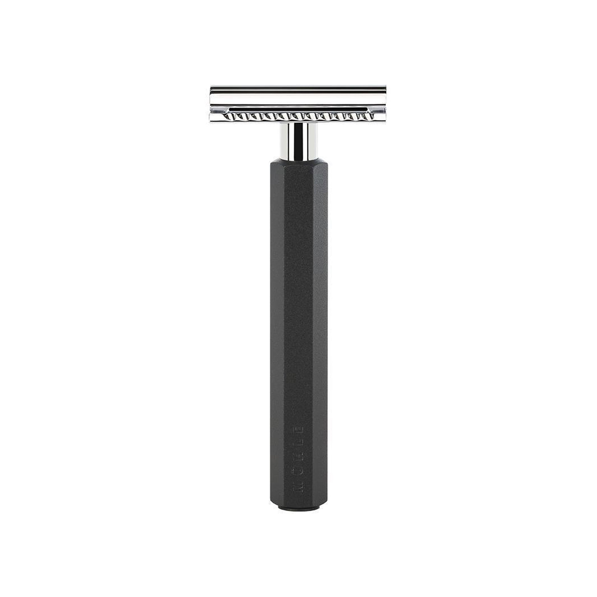 MUHLE HEXAGON RHXG GRAPHITE DOUBLE EDGE SAFETY RAZOR