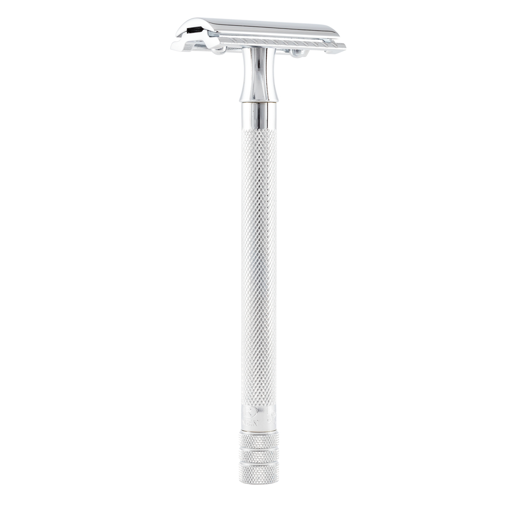 Merkur 24C Extra Long Handled Chrome Double Edge Safety Razor