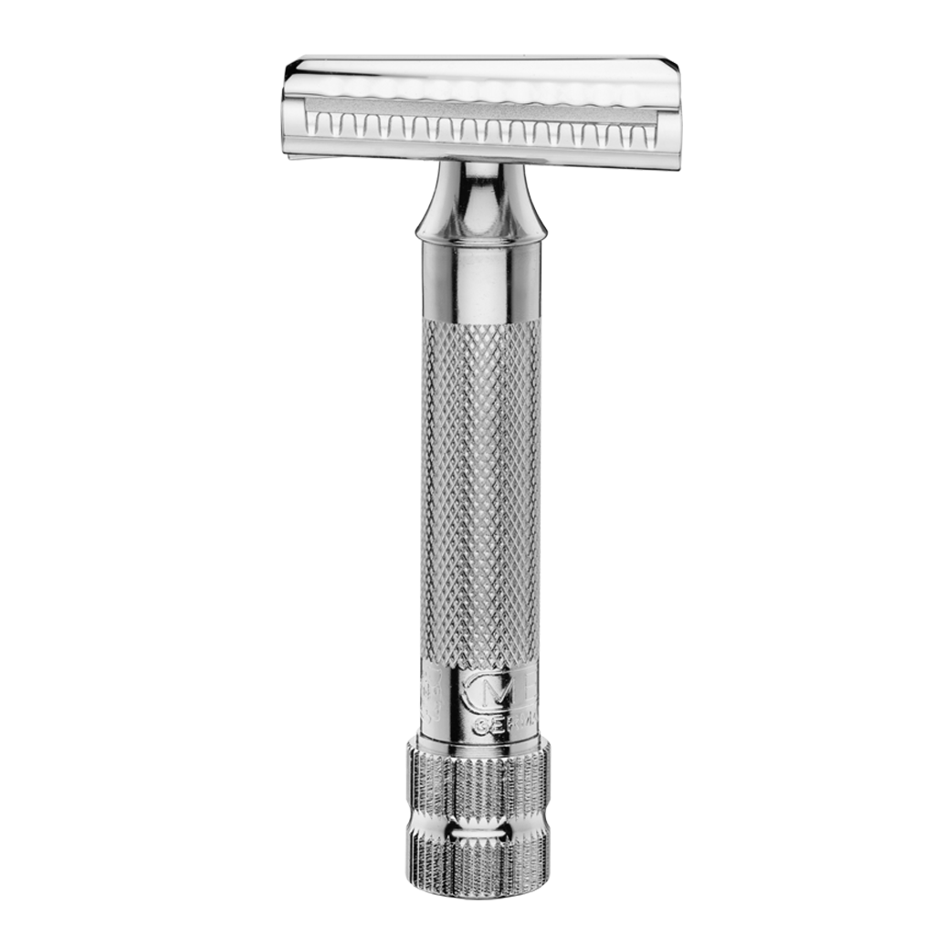 merkur 37c heavy duty slant chrome double edge safety razor