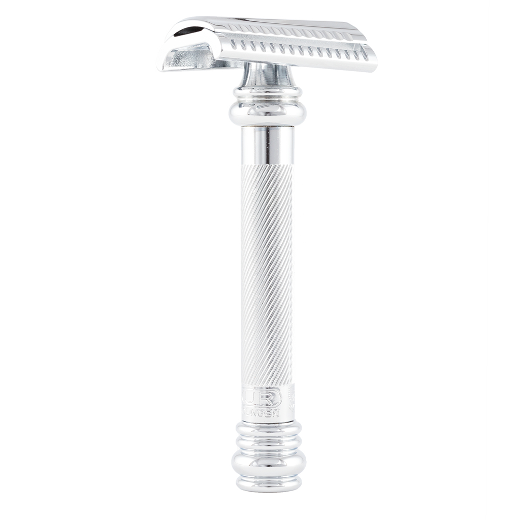 Merkur 39C &quot;Sledgehammer&quot; Slant Bar Chrome Barber Pole Double Edge Safety Razor