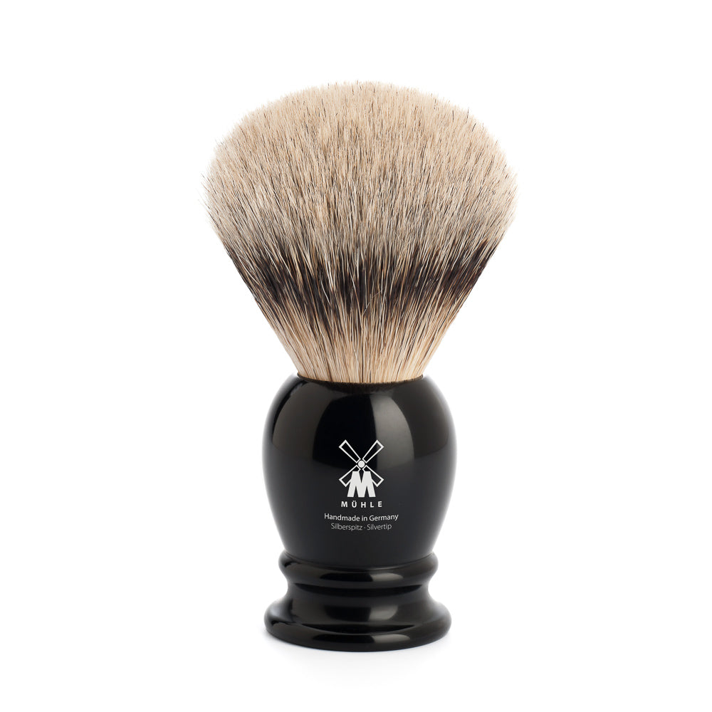 Muhle Classic Large Black Silvertip Shaving Brush.
