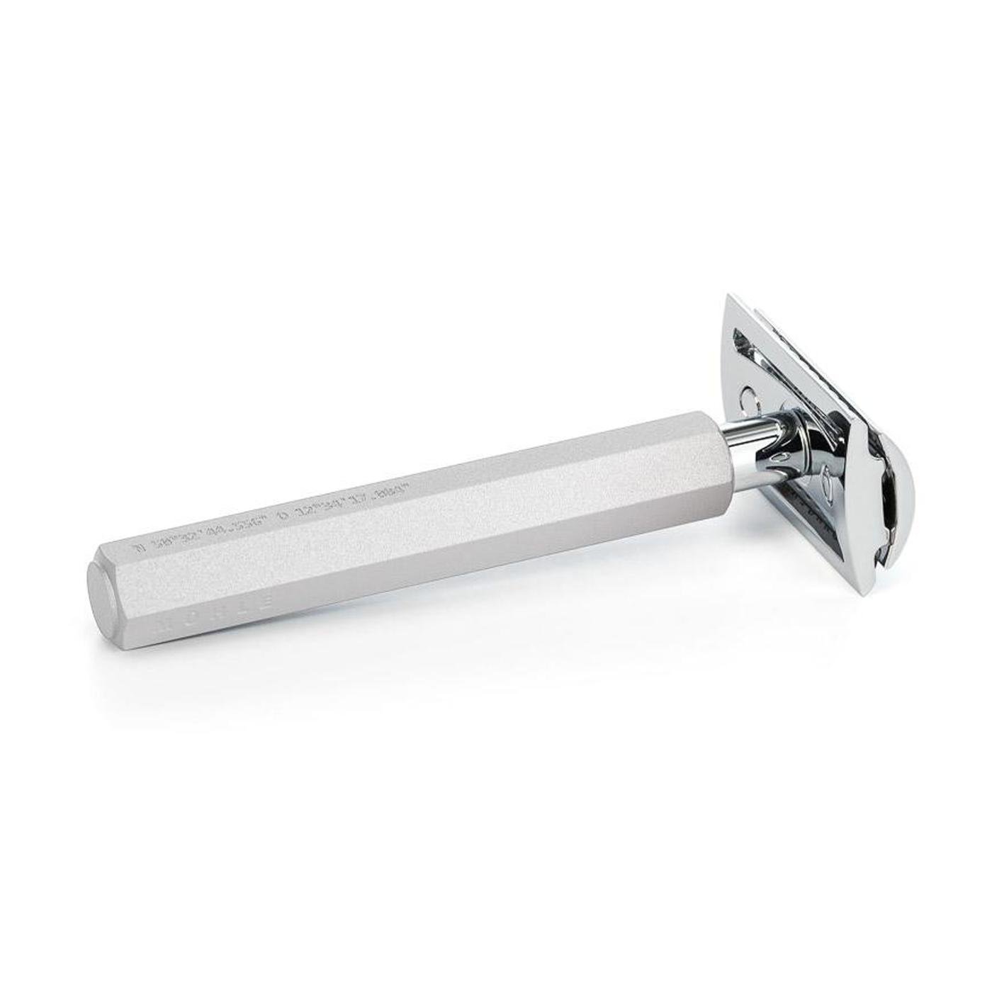 Muhle Hexagon RHXGPURESR Silver Double Edge Safety Razor