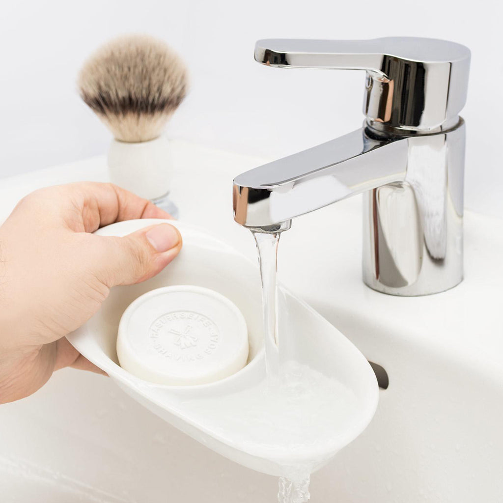 Muhle Organic Accessories White Porcelain Latherings Shaving Dish