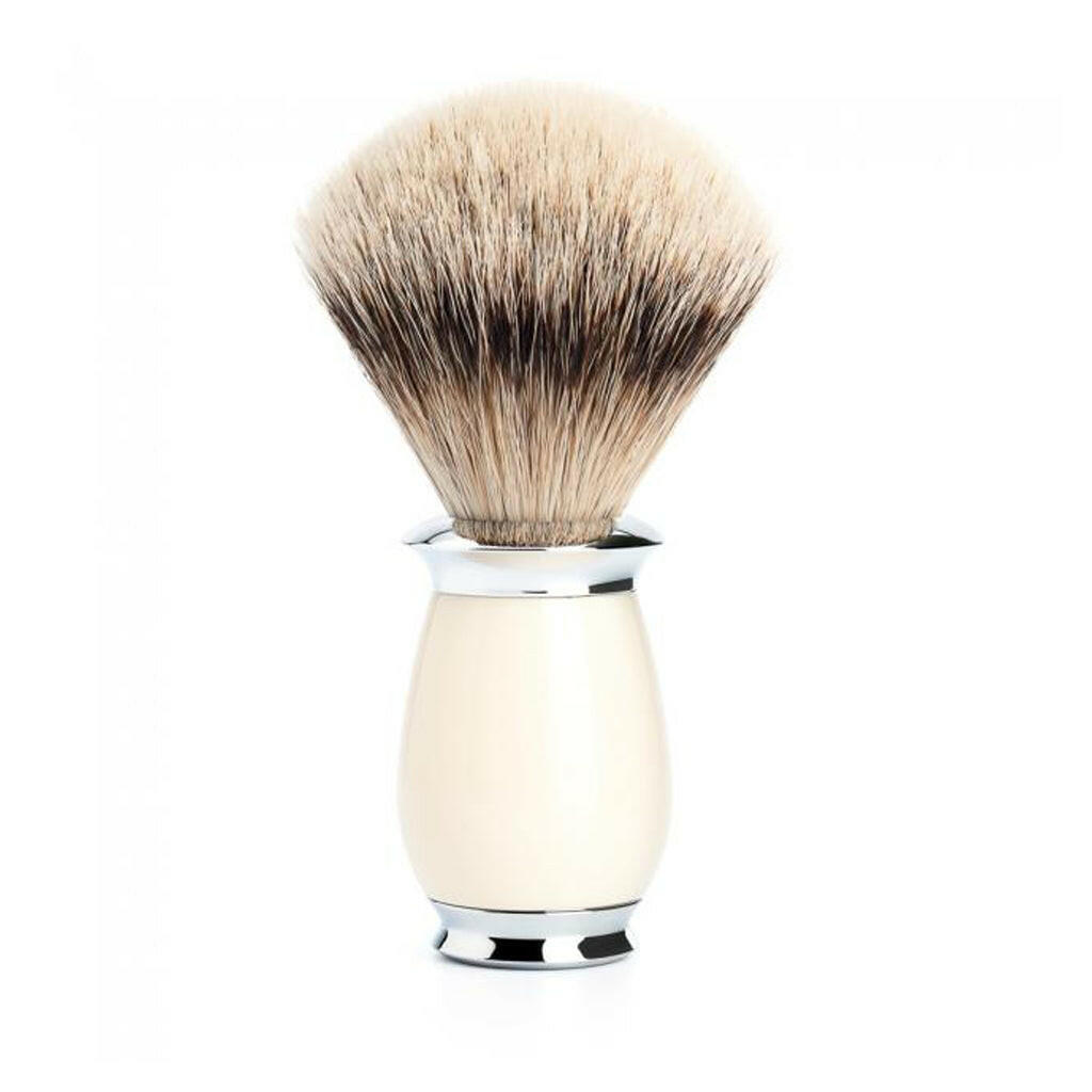 Muhle Purist Ivory Imitation Silvertip Badger Shaving Brush