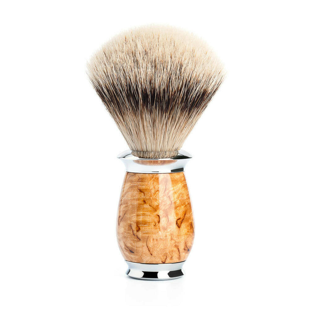 Muhle Purist Karelian Masur Birch Silvertip Badger Shaving Brush