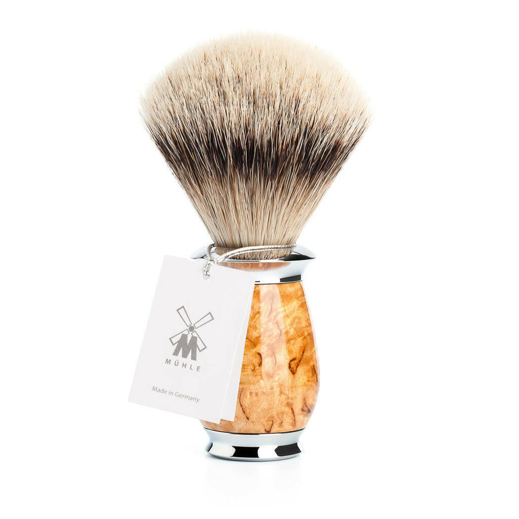 Muhle Purist Karelian Masur Birch Silvertip Badger Shaving Brush