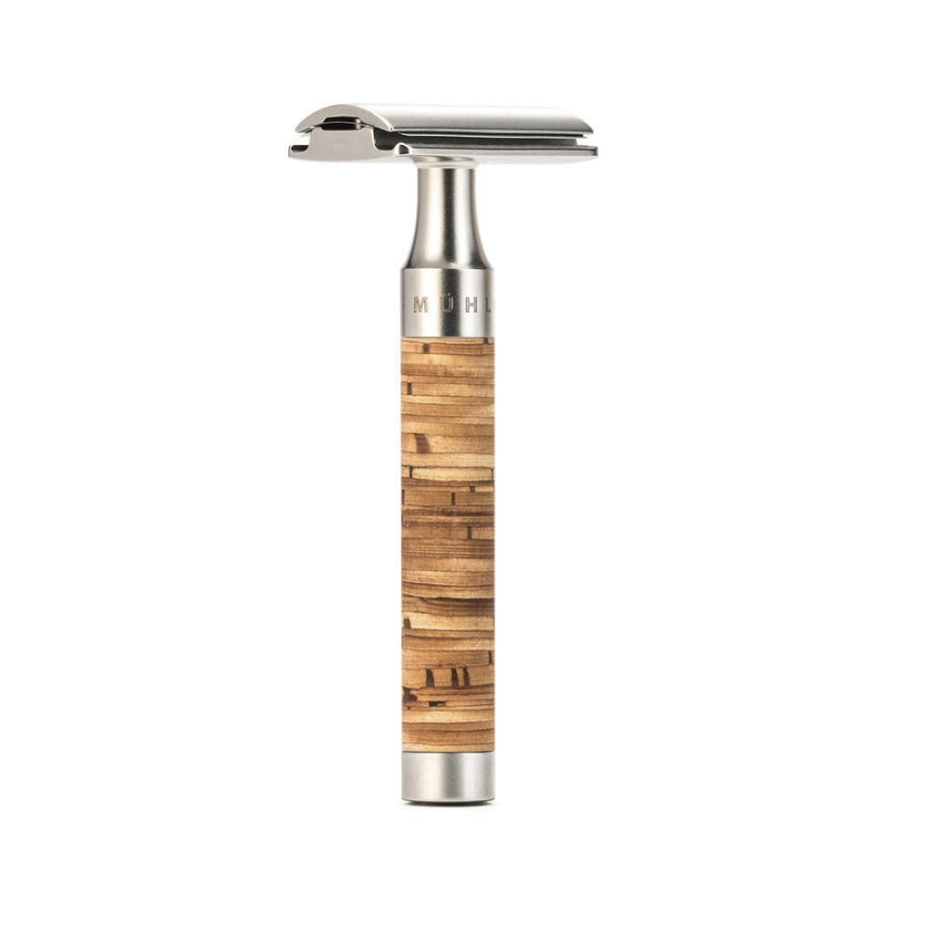 MUHLE ROCCA R95 BIRCH BARK STAINLESS STEEL SAFETY RAZOR
