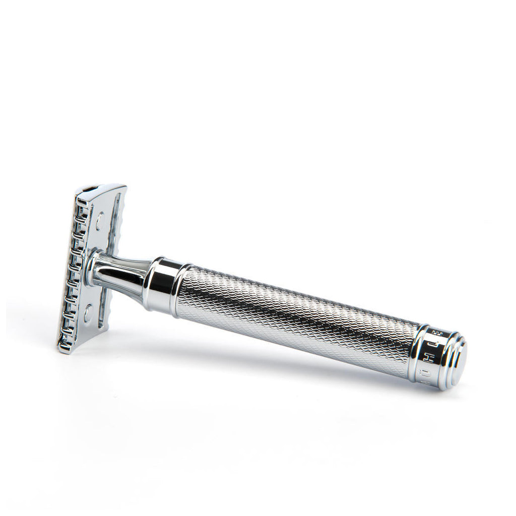 Muhle Traditional Large Chrome Safety Razor Open Comb