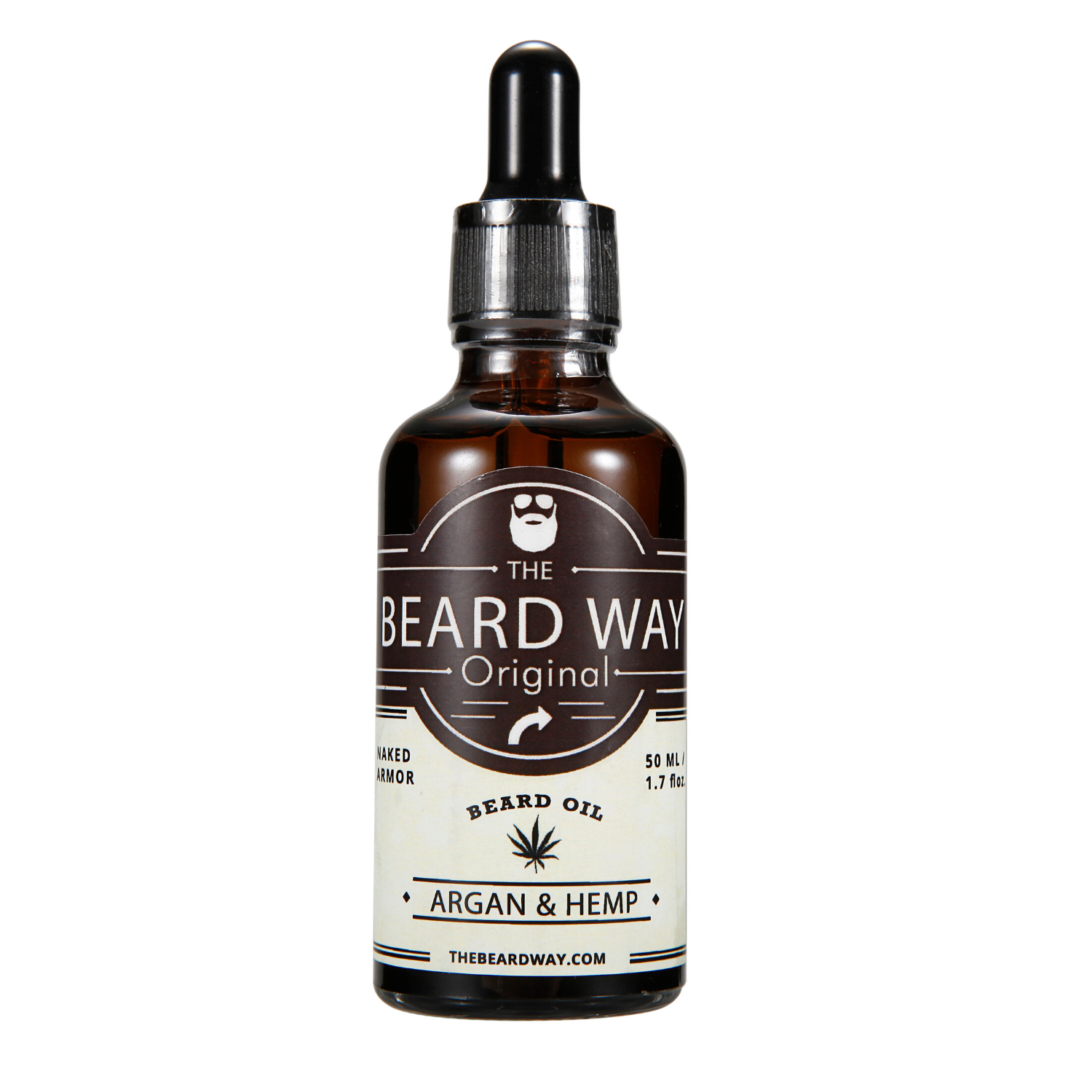 Naked Armor Hemp &amp; Argan Beard Oil (50ml).