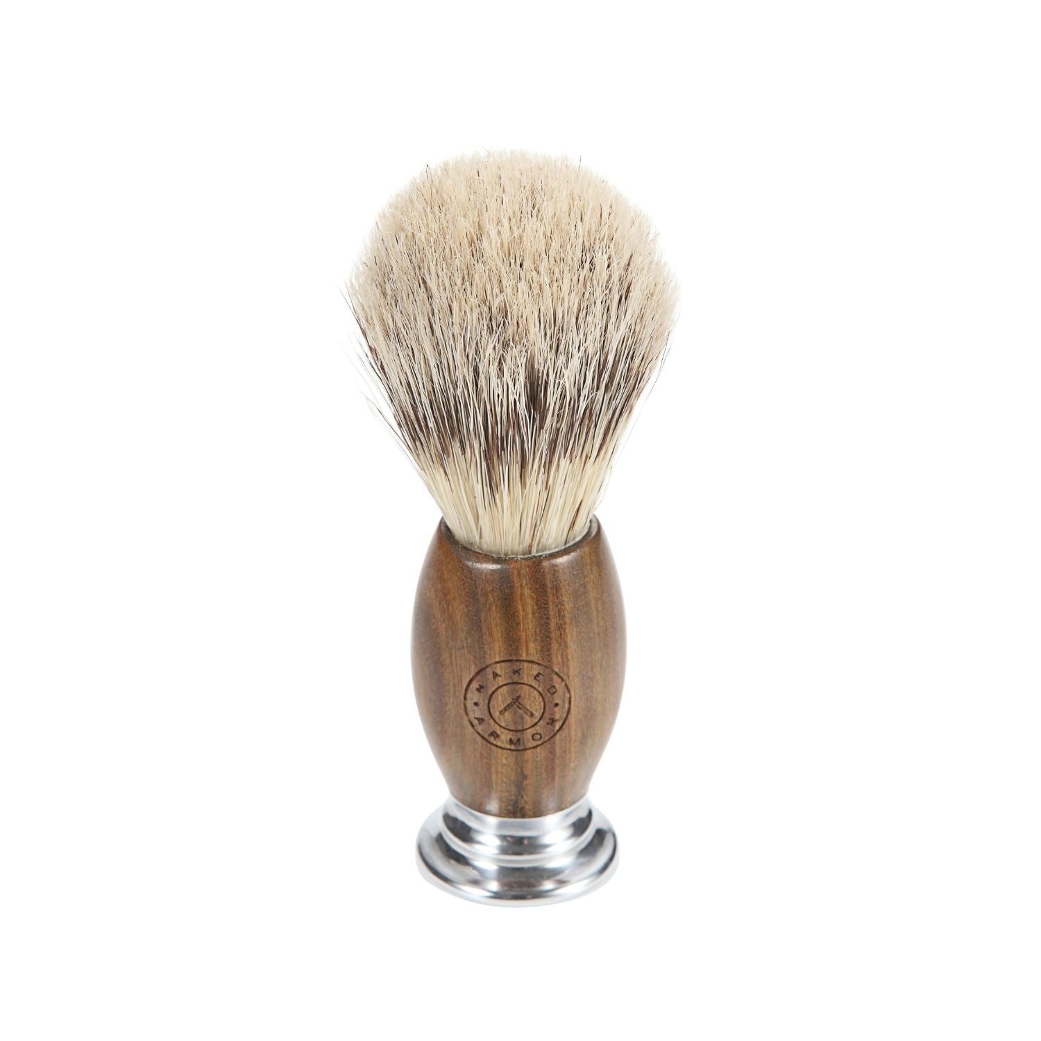 Naked Armor Sandalwood Synthetic Shaving Brush.