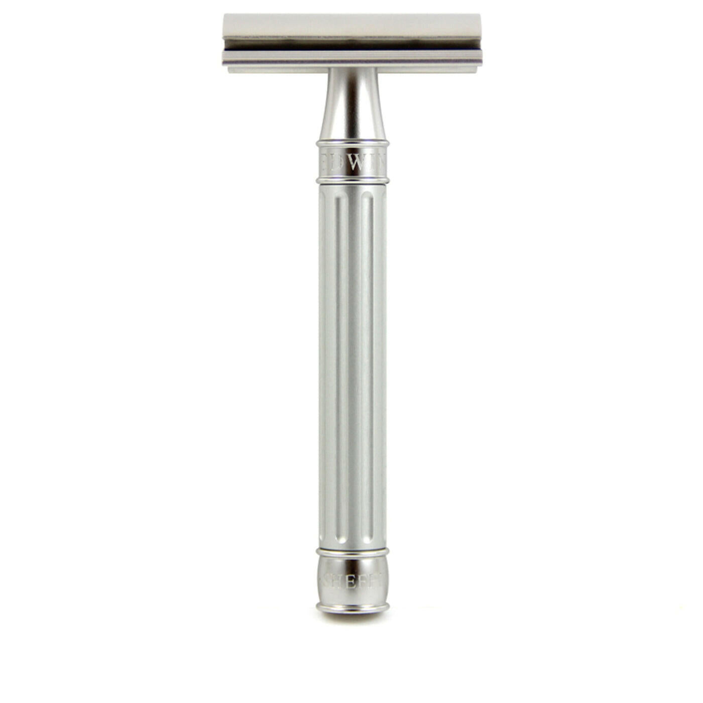 Edwin Jagger 3ONE6 Stainless Steel Double Edge Safety Razor, Silver