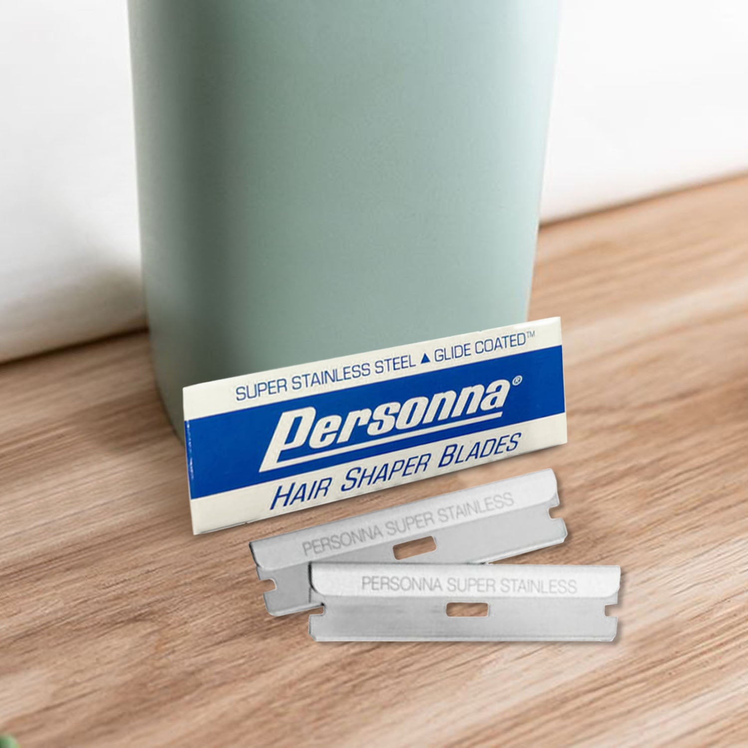 Personna Stainless Steel Single Edge Razor Hair Shaper Blades (5 Pack).