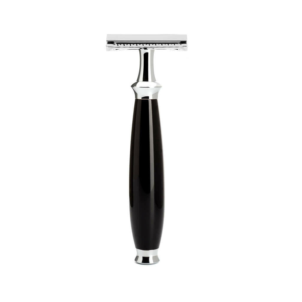 Resin Razor Muhle Purist R56SR Black Resin Handle Safety Razor – I Wet Shave