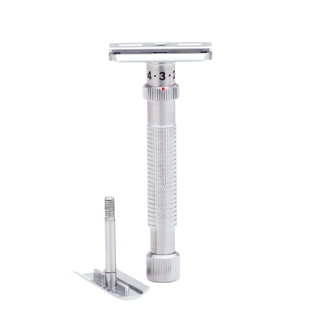 Rex Supply Co Ambassador XL Adjustable Double Edge Safety Razor Stainless Steel