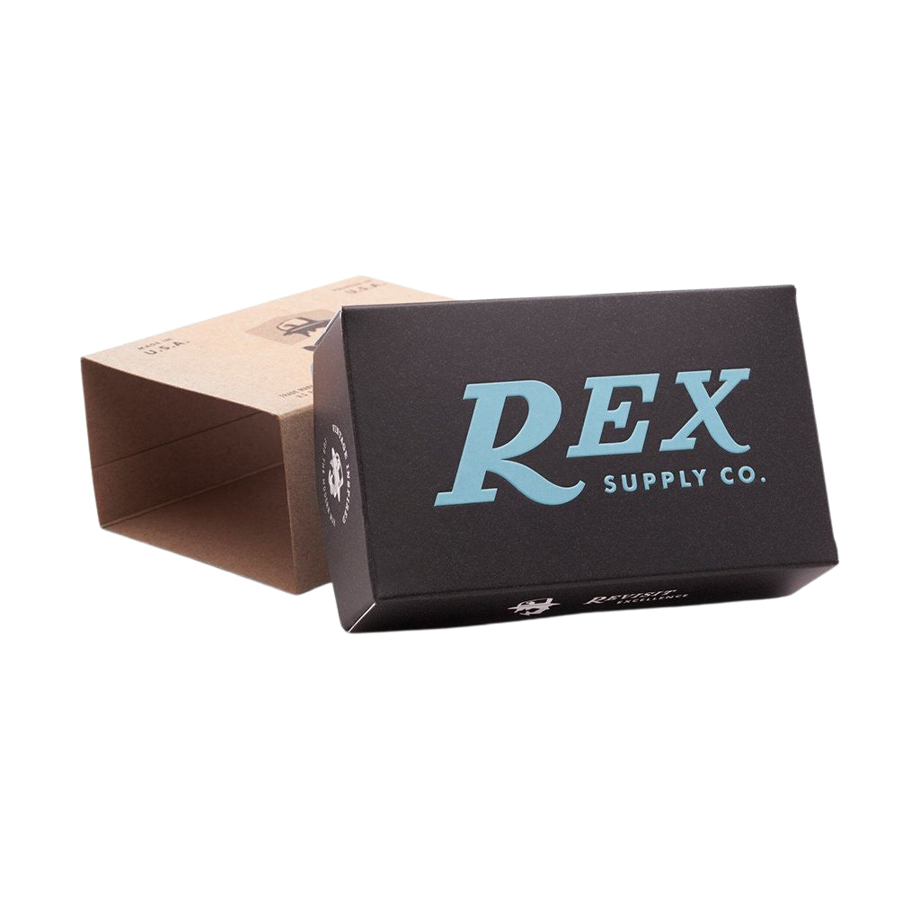 Rex Supply Co. Deco Stainless Silvertip Shaving Brush