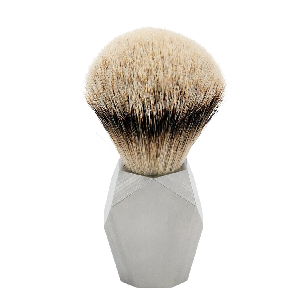 Rex Supply Co. Deco Stainless High Mountain White Shaving Brush