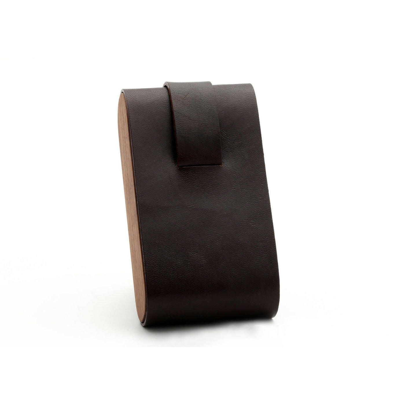 Rex Ambassador Safety Razor Travel Case Walnut and Horween Leather - Grown Man Shave