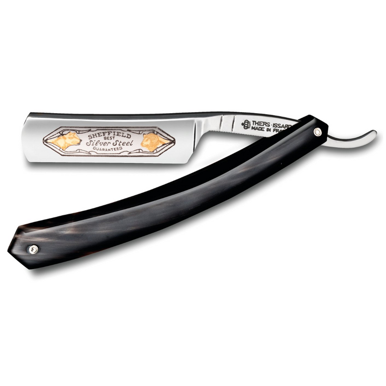 Thiers Issard 'Sheffield Best Silver Steel' Wolf and Ram Straight Razo ...