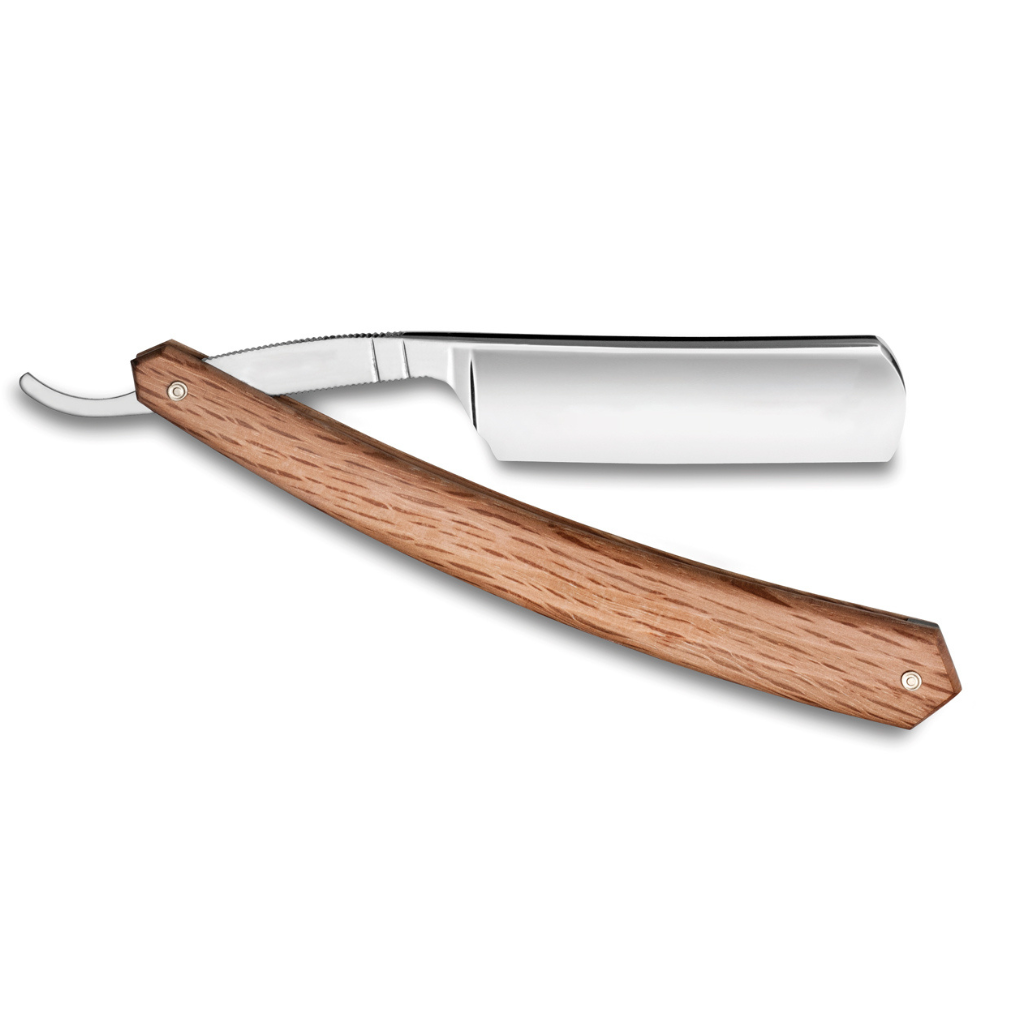 Thiers Issard 'Durandal' Straight Razor 6/8" Holm Oak Carbon Steel.